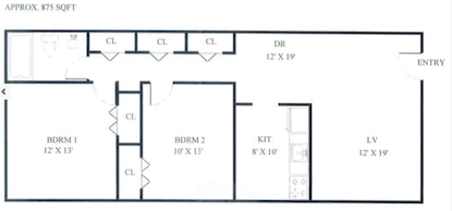 2-Bedroom Floorplan B